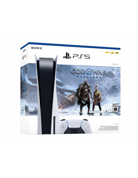 Игровая консоль SONY PlayStation 5, Белый, "God of War Ragnarök"