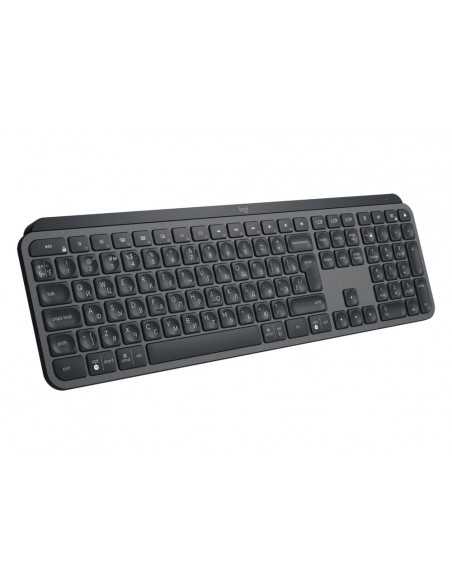 Tastaturi Logitech Wireless Keyboard Logitech MX Keys, Ultra thin, Premium typing, Metal plate, F-keys, Backlit, 10M, 2.4Ghz+BT,