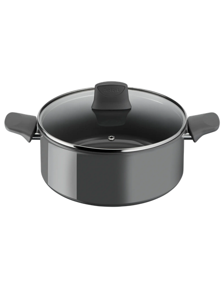 Кастрюля Tefal C4264673, 4,5л, 24см, Серый
