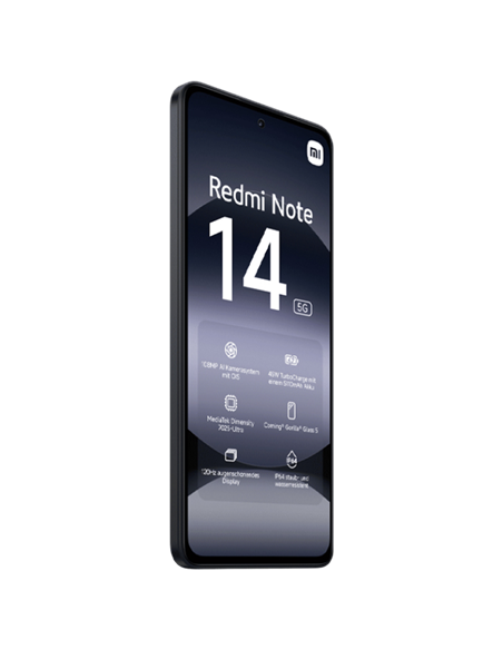 Смартфон Xiaomi Redmi Note 14 5G, 6Гб/128Гб, Midnight Black