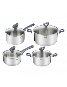 Набор кастрюль Tefal G712S855, Нержавеющая сталь