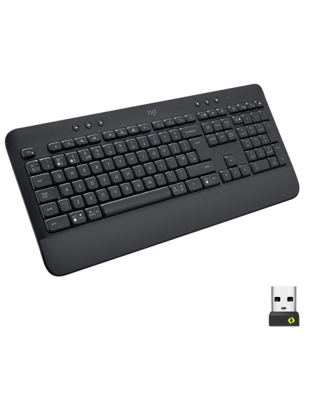 Tastatură Logitech K650, Fără fir, Grafit