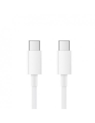 Cable de date Xiaomi SJX12ZM, USB Type-C/USB Type-C, 1,5m, Alb