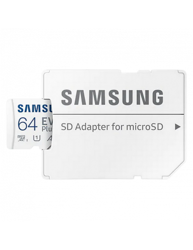 Карта памяти Samsung EVO Plus MicroSD, 64Гб...