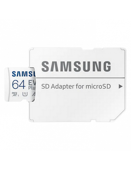 Карта памяти Samsung EVO Plus MicroSD, 64Гб (MB-MC64KA/EU)