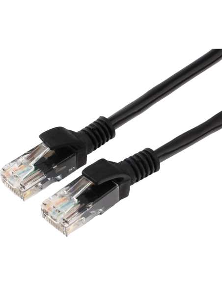 Патч-корд Cablexpert PP12-7.5M/BK, CAT5e UTP, 7,5м, Чёрный