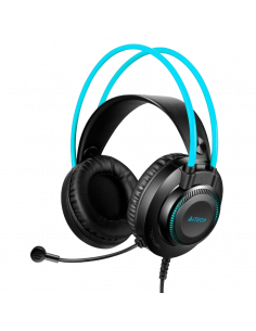 Căști A4Tech FH200i, Negru/Albastru