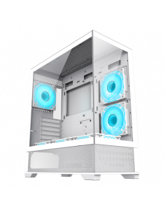 Carcasă PC Gamemax VISTA, Midi-Tower, Fără PSU, Alb