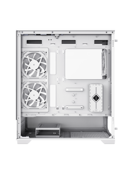 Carcasă PC Gamemax VISTA, Midi-Tower, Fără PSU, Alb
