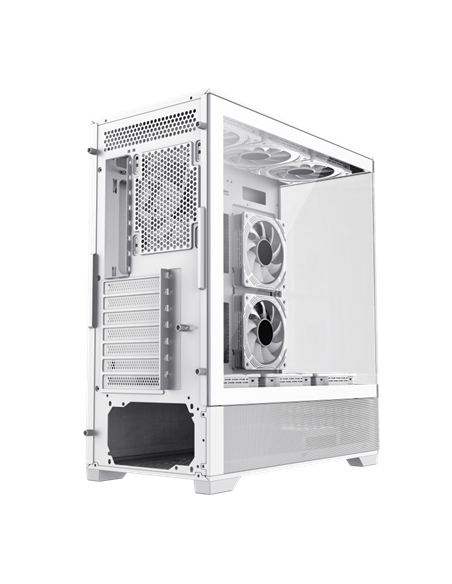 Carcasă PC Gamemax VISTA, Midi-Tower, Fără PSU, Alb