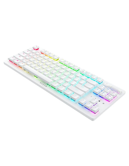 Tastatură Razer DeathStalker V2 Pro, Fără fir, Alb
