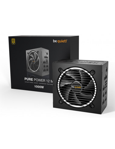 Sursă Alimentare PC be quiet! PURE POWER 12 M, 1000W, ATX, Complet modular