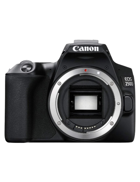 Aparat foto DSLR Canon EOS 250D & EF-S 18-55mm f/3.5-5.6 DC III KIT