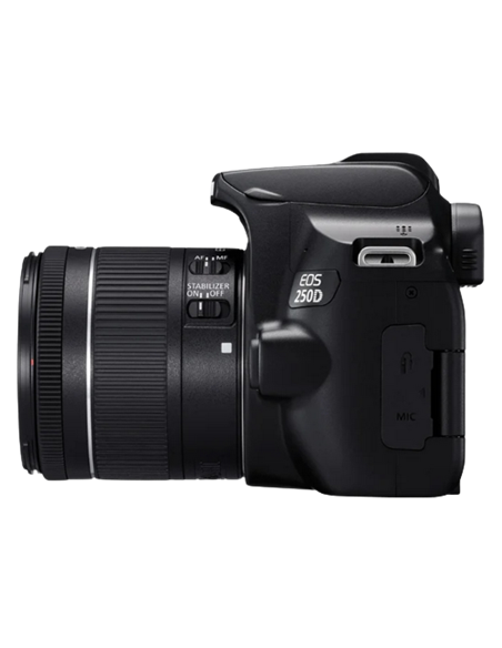 Aparat foto DSLR Canon EOS 250D & EF-S 18-55mm f/3.5-5.6 DC III KIT
