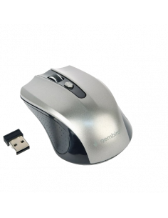 Беcпроводная мышь Gembird MUSW-4B-04-BG, Чёрный/Серый