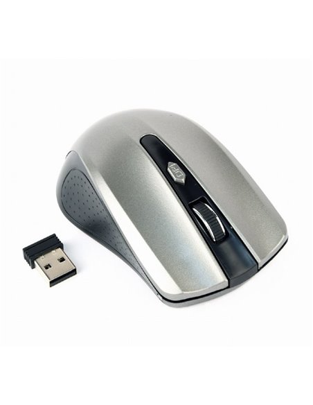 Mouse Wireless Gembird MUSW-4B-04-BG, Negru/Gri