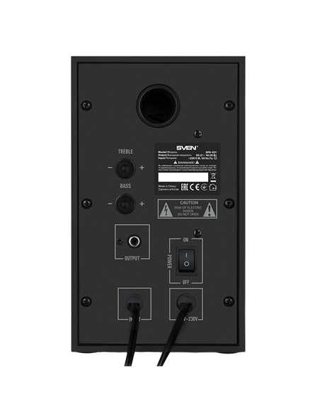 Boxe pentru calculator 2.0 SVEN SPS-621, Negru
