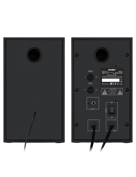 Boxe pentru calculator 2.0 SVEN SPS-621, Negru