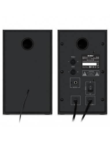 Boxe pentru calculator 2.0 SVEN SPS-621, Negru