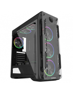 Carcasă PC Gamemax Optical G510, Midi-Tower, Fără PSU, Negru