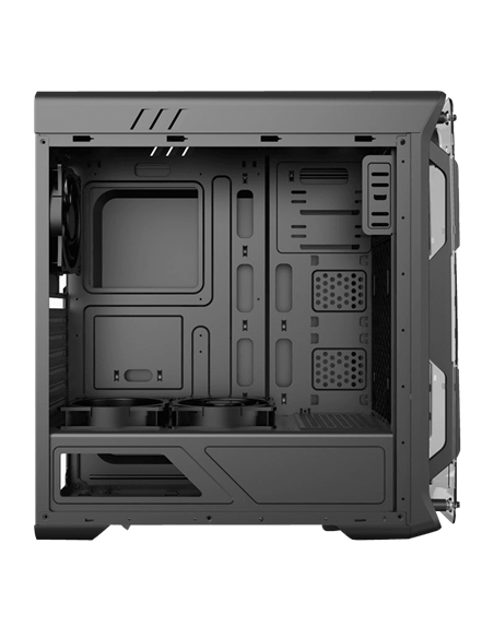 Компьютерный корпус Gamemax Optical G510, Midi-Tower, Без блока питания, Чёрный