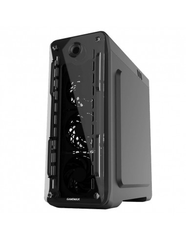 Carcasă PC Gamemax Optical G510, Midi-Tower, Fără PSU, Negru