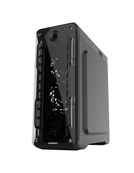Компьютерный корпус Gamemax Optical G510, Midi-Tower, Без блока питания, Чёрный