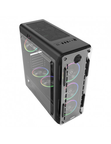 Carcasă PC Gamemax Optical G510, Midi-Tower, Fără PSU, Negru