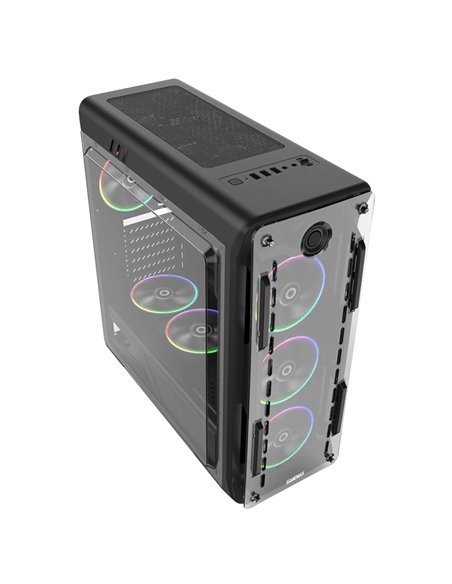 Компьютерный корпус Gamemax Optical G510, Midi-Tower, Без блока питания, Чёрный