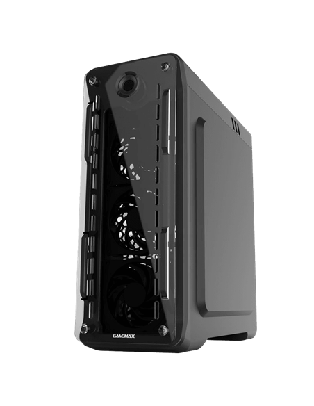 Carcasă PC Gamemax Optical G510, Midi-Tower, Fără PSU, Negru