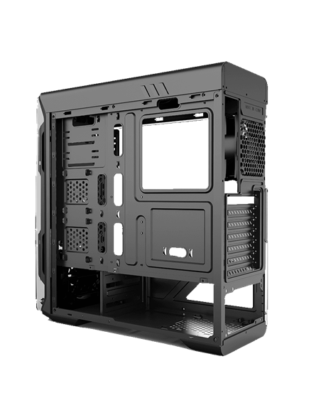 Carcasă PC Gamemax Optical G510, Midi-Tower, Fără PSU, Negru