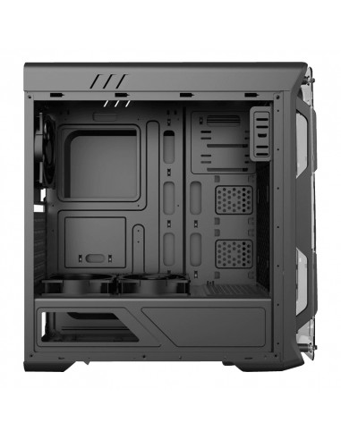 Carcasă PC Gamemax Optical G510, Midi-Tower, Fără PSU, Negru