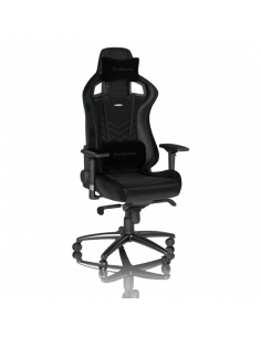 Scaun Gaming Noblechairs Epic, PU Piele, Negru/Verde