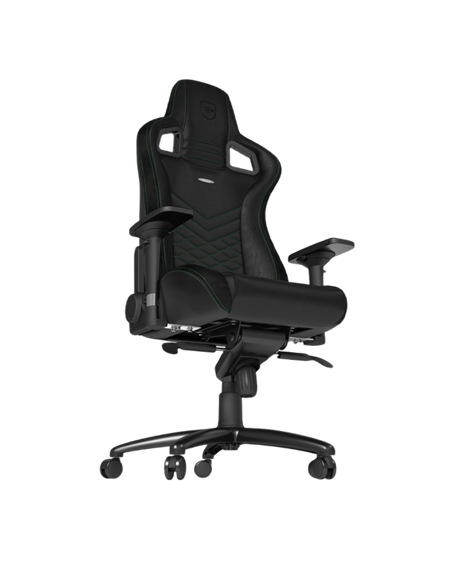 Scaun Gaming Noblechairs Epic, PU Piele, Negru/Verde