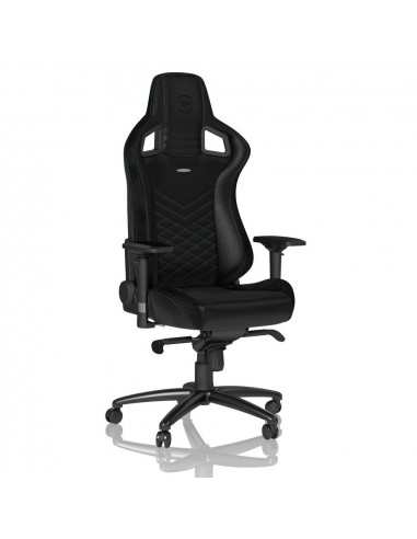Scaun Gaming Noblechairs Epic, PU Piele, Negru/Verde