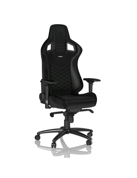 Scaun Gaming Noblechairs Epic, PU Piele, Negru/Verde
