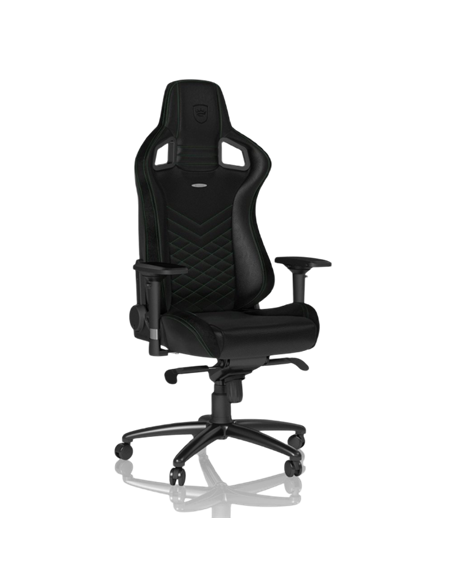 Scaun Gaming Noblechairs Epic, PU Piele, Negru/Verde