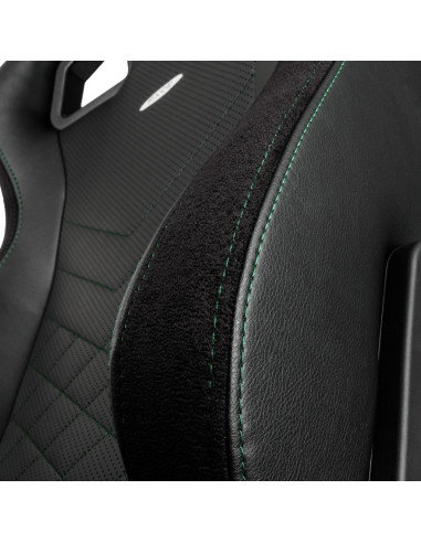 Scaun Gaming Noblechairs Epic, PU Piele, Negru/Verde