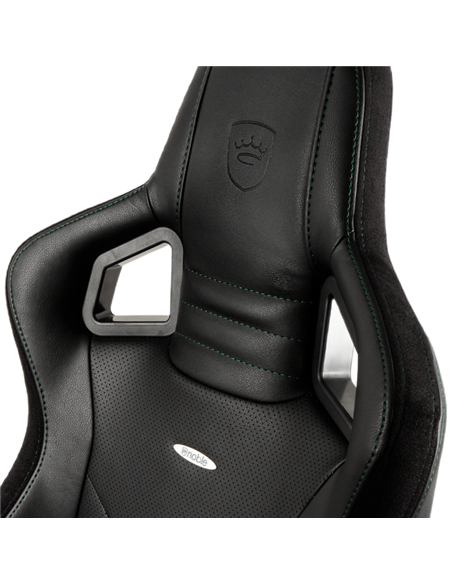 Scaun Gaming Noblechairs Epic, PU Piele, Negru/Verde