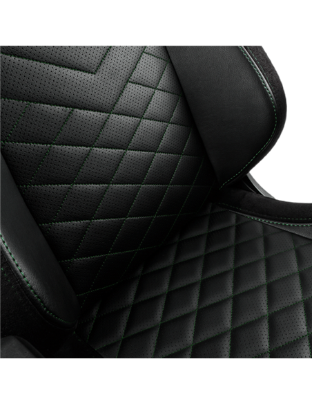 Scaun Gaming Noblechairs Epic, PU Piele, Negru/Verde