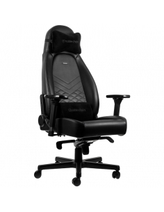 Игровое кресло Noblechairs Icon, Искусственная кожа, Чёрный