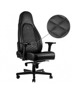 Игровое кресло Noblechairs Icon, Искусственная кожа, Чёрный 2