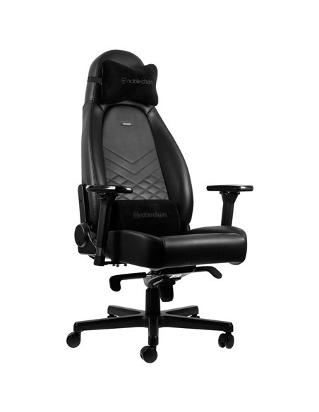 Игровое кресло Noblechairs Icon, Искусственная кожа, Чёрный
