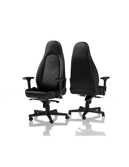 Игровое кресло Noblechairs Icon, Искусственная кожа, Чёрный