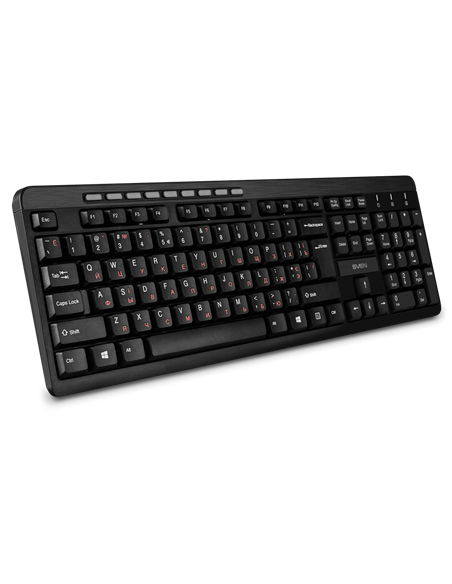 Set Tastatură + Mouse SVEN KB-C3400W, Fără fir, Negru