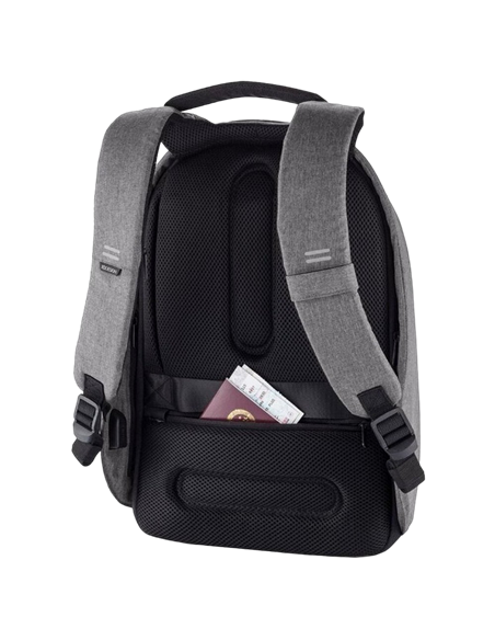 Rucsac pentru Laptop Bobby Hero Regular, 15.6", Piele artificială, Gri