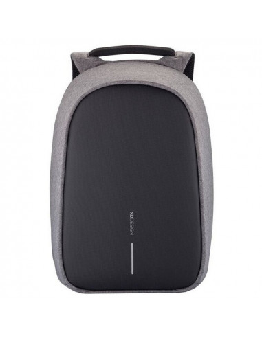 Rucsac pentru Laptop Bobby Hero Regular, 15.6", Piele artificială, Gri