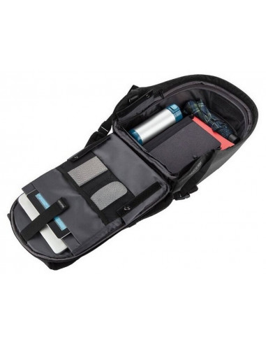 Rucsac pentru Laptop Bobby Hero Regular, 15.6", Piele artificială, Gri