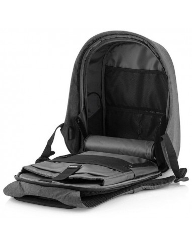 Rucsac zilnic Bobby Hero Small, Piele artificială, Gri