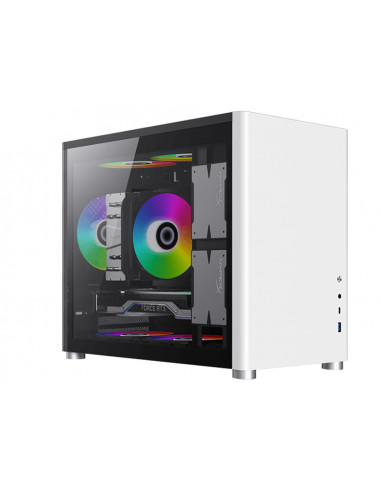 Компьютерный корпус Gamemax SPARK, Mini-Tower, Без блока питания, Белый
